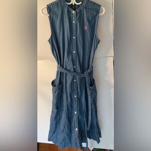 U.S. Polo Assn. Blue Dress